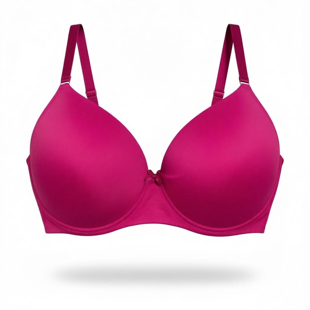 French Affair Full Figure Bra Pink 40DD Full Coverage Underwire Adjustable NWT
